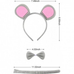 9 Pieces Mouse Theme Costume Set Include Mouse Ears Headband Mouse Bowtie and Mouse Tail for Halloween Cosplay Costume or Par...