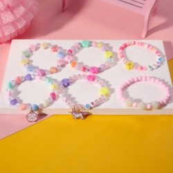 Beads Bracelet Unicorn Bracelet for Kids Girls Charm Bracelet Friendship Bracelet 12 PC Party Favor $18.45 Kids' Dress-Up Acc...