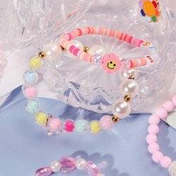 Beads Bracelet Unicorn Bracelet for Kids Girls Charm Bracelet Friendship Bracelet 12 PC Party Favor $18.45 Kids' Dress-Up Acc...