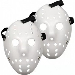 Halloween Full Face Mask 2 Pack DIY White Jason Mask Dance Cosplay Masquerade Party Mask Prop Horror Hockey $27.00 Kids' Dres...