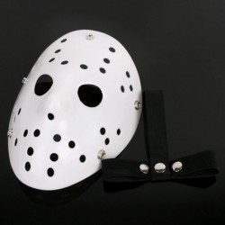 Halloween Full Face Mask 2 Pack DIY White Jason Mask Dance Cosplay Masquerade Party Mask Prop Horror Hockey $27.00 Kids' Dres...