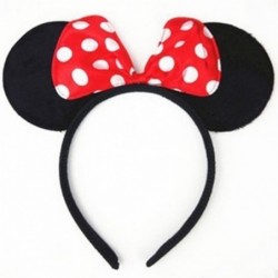 DH Mouse Ear and Red Bow Headband for Girls Birthday Costume Party (12 pcs Pack) $26.72 Kids' Dress-Up Accessories