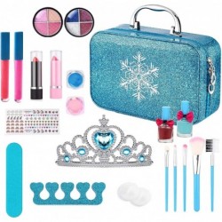 Makeup Kit for Girls Real Makeup Toy Set Washable Pretend Play Makeup Cosmetic Set Gift for 3 4 5 6 7 8 9 10 Years Old Toddle...