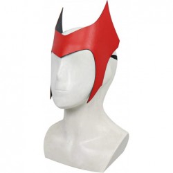 Wanda Maximoff Headpieces Crown Cosplay Costumes Mask Prop Halloween Leather Headgear $28.11 Kids' Dress-Up Accessories