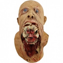 Blurp horror Charlie Zombie Mask Latex Gruesome creepy Parasite Costume Scary Ghoulish for Hallowee terror Party $25.85 Kids'...