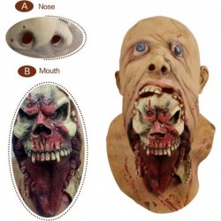 Blurp horror Charlie Zombie Mask Latex Gruesome creepy Parasite Costume Scary Ghoulish for Hallowee terror Party $25.85 Kids'...