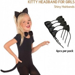 Cat Ears Headband Shiny Cat Ear Hair Hoops Cute Bling Kitty Hairband Black $17.43 Kids' Dress-Up Accessories