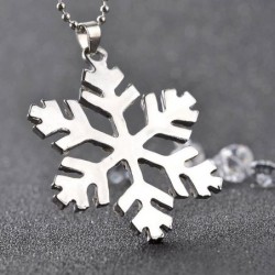 New Gift Fashion Snowflake Frozen Elsa Necklace Pendants Necklace Jewelry Girls Gift $17.74 Kids' Dress-Up Accessories