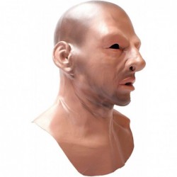 Realistic Bald Head Man Mask Halloween Masquerade Mask Novelty Costume Party Latex Full Head Mask $46.92 Kids' Dress-Up Acces...