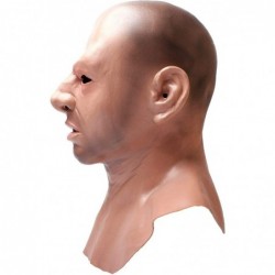 Realistic Bald Head Man Mask Halloween Masquerade Mask Novelty Costume Party Latex Full Head Mask $46.92 Kids' Dress-Up Acces...