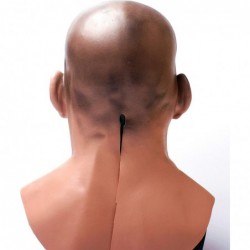 Realistic Bald Head Man Mask Halloween Masquerade Mask Novelty Costume Party Latex Full Head Mask $46.92 Kids' Dress-Up Acces...