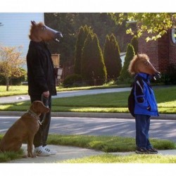 Funny Animal Masks Collection for Festival or Dance Party(Horse mask) $26.75 Kids' Dress-Up Accessories