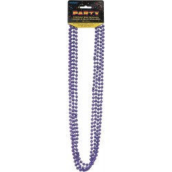 Metallic Bead Necklaces 32" Purple $13.59 Kids' Dress-Up Accessories