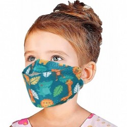 Kid's Disposable KF94_Fàce M?sk 4-Ply Protective KF94_Mask Breathable Comfortable Multicolor Mask for Boys and Girls Dark Gre...