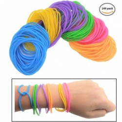 80s Colorful Neon Jelly Bracelets (7") Stretchable Retro Rock Pop Star Rainbow Diva Disco Gel Bands (2 Packs - 288 Pcs.) $21....