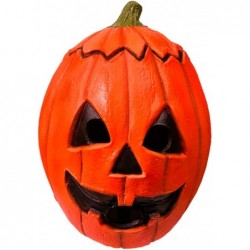 Halloween III Season of The Witch Glow in The Dark Pumpkin Mask Orange $85.09 Kids' Dress-Up Accessories