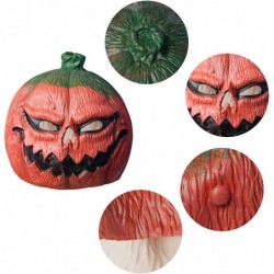 Halloween Pumpkin Helmet Pumpkin Head Mask Scary Pumpkin Mask Novelty Pumpkinhead Mask $16.65 Kids' Dress-Up Accessories