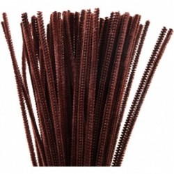 100 Pieces Pipe Cleaners Chenille Stem for Arts and Crafts 6 x 300 mm (Brown) $16.42 Kids' Drawing & Writing Boards