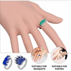 Color Change Finger Ring Elephant Open Ring Mood Emotion Ring Creative Ring for Kids Adults Fashion Jewelry $17.68 Kids' Dres...