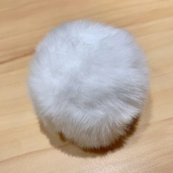 Plush Bunny Tail Ball Rabbit Tail Costume - Bunny Tail Accessory for Halloween Easter Party Cosplay White (3Pcs) $17.26 Kids'...