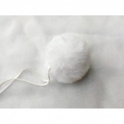 Plush Bunny Tail Ball Rabbit Tail Costume - Bunny Tail Accessory for Halloween Easter Party Cosplay White (3Pcs) $17.26 Kids'...