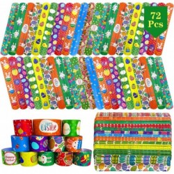 72 PCS Easter Slap Bracelets Toys for Kids Boys Girls Easter Basket Stuffers Egg Fillers Gifts Party Favors $18.59 Kids' Dres...