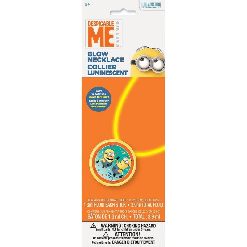 Despicable Me Minions Glow Necklace 1ct $15.89 Kids' Dress-Up Accessories