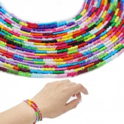 20 PCS Woven Friendship Necklaces for Girls Friendship Wrap Bracelets and Necklace Pack for Women Boho Jewelry String Bracele...