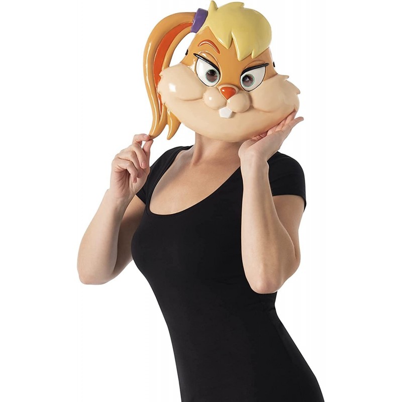 Costume Space Jam 2: A New Legacy Lola Plastic Half-Mask One Size $22.50 Kids' Dress-Up Accessories