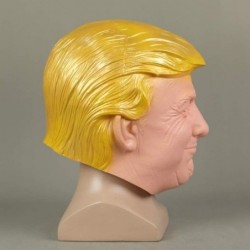 Donald Trump Mask Cosplay Latex Realistic Masks Billionaire President 2020 Halloween Prop Gold $39.85 Kids' Dress-Up Accessories