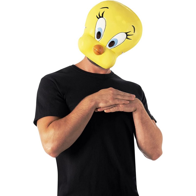 Unisex Warner Bros. Space Jam Tweety Bird Plastic Half-Mask One Size $37.98 Kids' Dress-Up Accessories