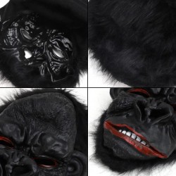 Scary Halloween Costume Party Animal Head Mask Decoration Monster Angry Gorilla $25.40 Kids' Dress-Up Accessories