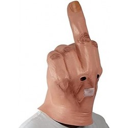 Middle finger halloween mask middle finger mask creepy halloween masks Beige 48x26x20cm $39.04 Kids' Dress-Up Accessories