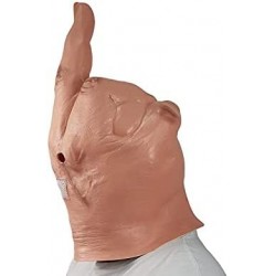 Middle finger halloween mask middle finger mask creepy halloween masks Beige 48x26x20cm $39.04 Kids' Dress-Up Accessories