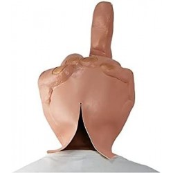 Middle finger halloween mask middle finger mask creepy halloween masks Beige 48x26x20cm $39.04 Kids' Dress-Up Accessories