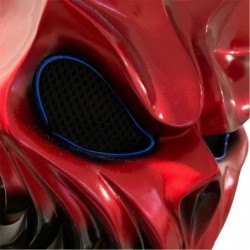 Slaughter to Prevail Mask LED Light Up Masks Demolisher Shikolai Halloween Prop Cosplay Costume Music Party(Movable Mouth) (R...