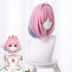 The Idolmaster Cinderella Girls Wig Figure Yumemi Riamu Cos Wig Anime Female Character Cosplay Pink Gradient Green Hair Used ...