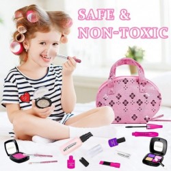 Pretend Makeup Set for Girls Kids Makeup Kit with Cosmetic Bag for Toddlers Fake MakeupPlay Set Cosmetic Toys Girls Birthday ...