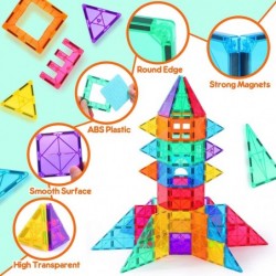 Magnetic Tiles 116 PCS 3D Magnetic Building Blocks Kids Magnet Toys Set Educational Preschool Learning STEM Toys Gifts Toys f...