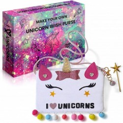 Make Your Own Unicorn Purse Kit Arts and Crafts for Kids DIY Unicorns Gifts for Girls Ages 3 4 5 6 7 8 Years and Up (No Sewin...