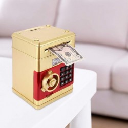 Piggy Bank Sunsbell Coin Bank ATM Machine Christmas Money Bank Electronic ATM Password Cash Small Safe Coin Saving Banks Cash...