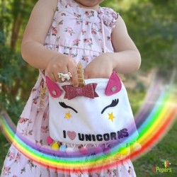 Make Your Own Unicorn Purse Kit Arts and Crafts for Kids DIY Unicorns Gifts for Girls Ages 3 4 5 6 7 8 Years and Up (No Sewin...