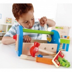 Fix It Kid's Wooden Tool Box and Accessory Play Set $31.71 Toy Construction Tools