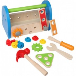 Fix It Kid's Wooden Tool Box and Accessory Play Set $31.71 Toy Construction Tools