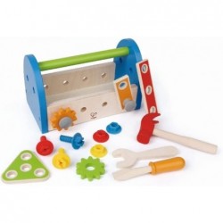 Fix It Kid's Wooden Tool Box and Accessory Play Set $31.71 Toy Construction Tools