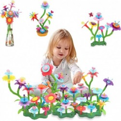 DIY Flower Garden Building Kits Educational Activity Gifts Toys for Preschool Toddlers Pretend Play Birthday for Kids Age 3 4...