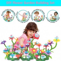 DIY Flower Garden Building Kits Educational Activity Gifts Toys for Preschool Toddlers Pretend Play Birthday for Kids Age 3 4...