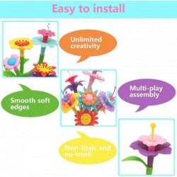 DIY Flower Garden Building Kits Educational Activity Gifts Toys for Preschool Toddlers Pretend Play Birthday for Kids Age 3 4...