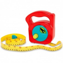 – Toy Measuring Tape – Working Reel & Easy-Hold Handle – Tool Discovery Carousel – Metric & Imperial Units – 2 Years + – Big ...