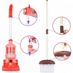 Kids Cleaning Set - 8Pcs Toddler Broom and Cleaning Set with Toy Vacuum Cleaner Pretend Play Children House Cleaning Toys Chr...